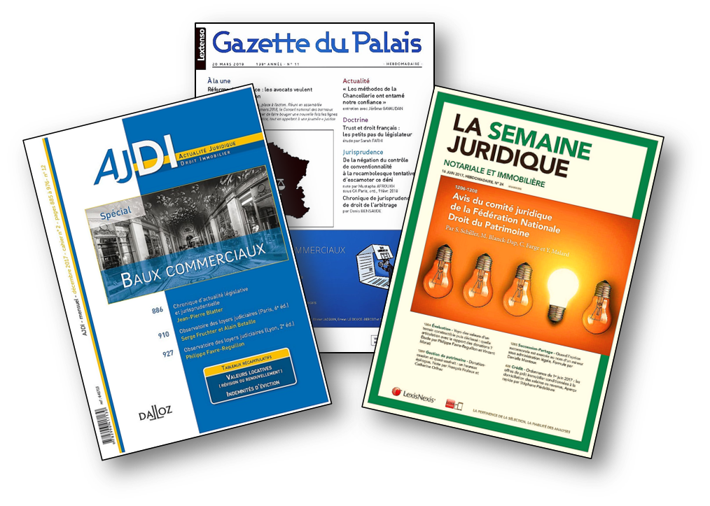Découvrez les études professionnelles les plus récentes du cabinet d'experts immobiliers IFC EXPERTISE FAVRE-REGUILLON Le cabinet d'experts en estimations immobilière et foncière IFC EXPERTISE FAVRE-REGUILLON est leader en région Auvergne Rhône-Alpes, et reconnu pour la qualité des ses rapports d'expertise. Il alimente la doctrine avec des publications professionnelles régulières parues dans les revues les plus renommées.