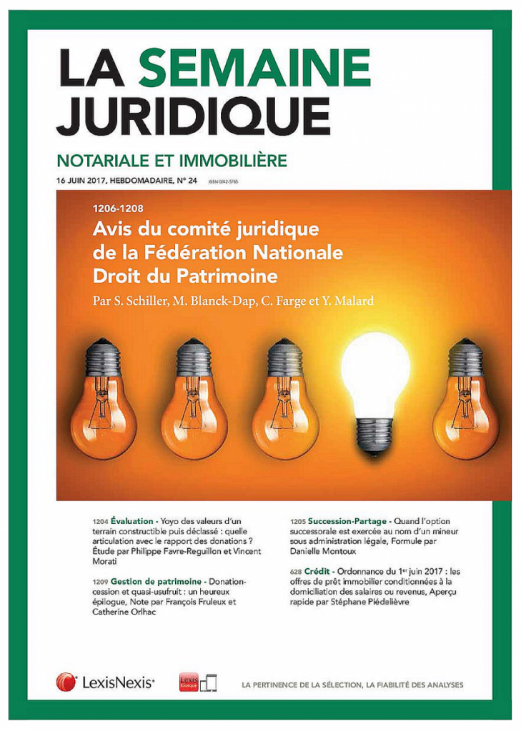 YOYO DES VALEURS D’UN TERRAIN CONSTRUCTIBLE PUIS DÉCLASSÉ : QUELLE ARTICULATION AVEC LE RAPPORT DES DONATIONS ? YOYO DES VALEURS D’UN TERRAIN CONSTRUCTIBLE PUIS DÉCLASSÉ : QUELLE ARTICULATION AVEC LE RAPPORT DES DONATIONS ?