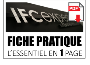 FICHE PRATIQUE L ESSENTIEL EN 1 PAGE IFC EXPERTISE