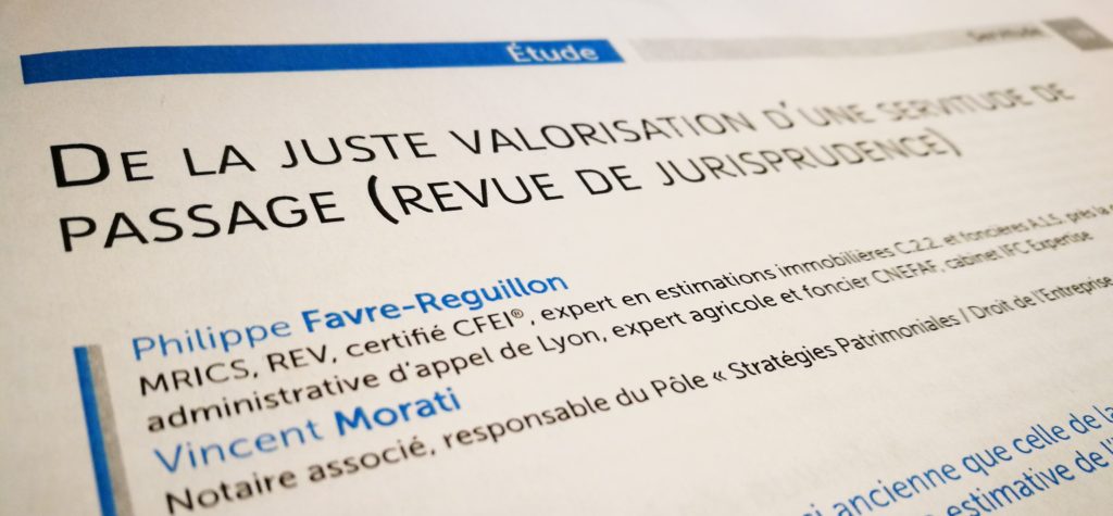 A paraétre en mars dans l’AJDI Dalloz, une nouvelle étude de notre cabinet IFC EXPERTISE