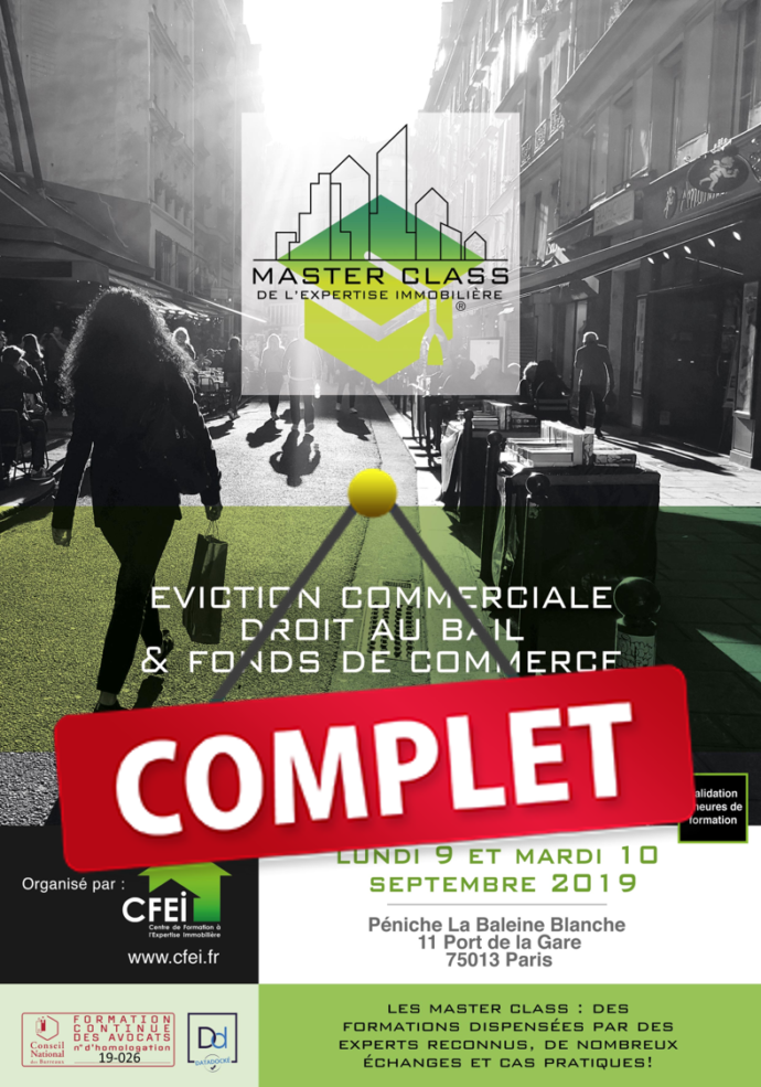 MASTER CLASS EXPERTISE IMMOBILIERE COMPLET