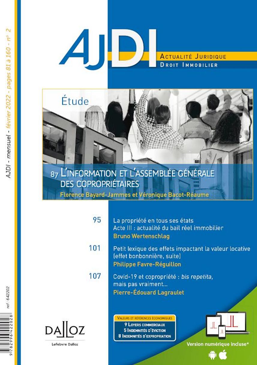 PETIT LEXIQUE DES EFFETS IMPACTANT LA VALEUR LOCATIVE (ART. R. 145-3, CODE COM., EFFET BONBONNIERE SUITE) (2/3) PETIT LEXIQUE DES EFFETS IMPACTANT LA VALEUR LOCATIVE (ART. R. 145-3, CODE COM., EFFET BONBONNIERE SUITE) (2/3)