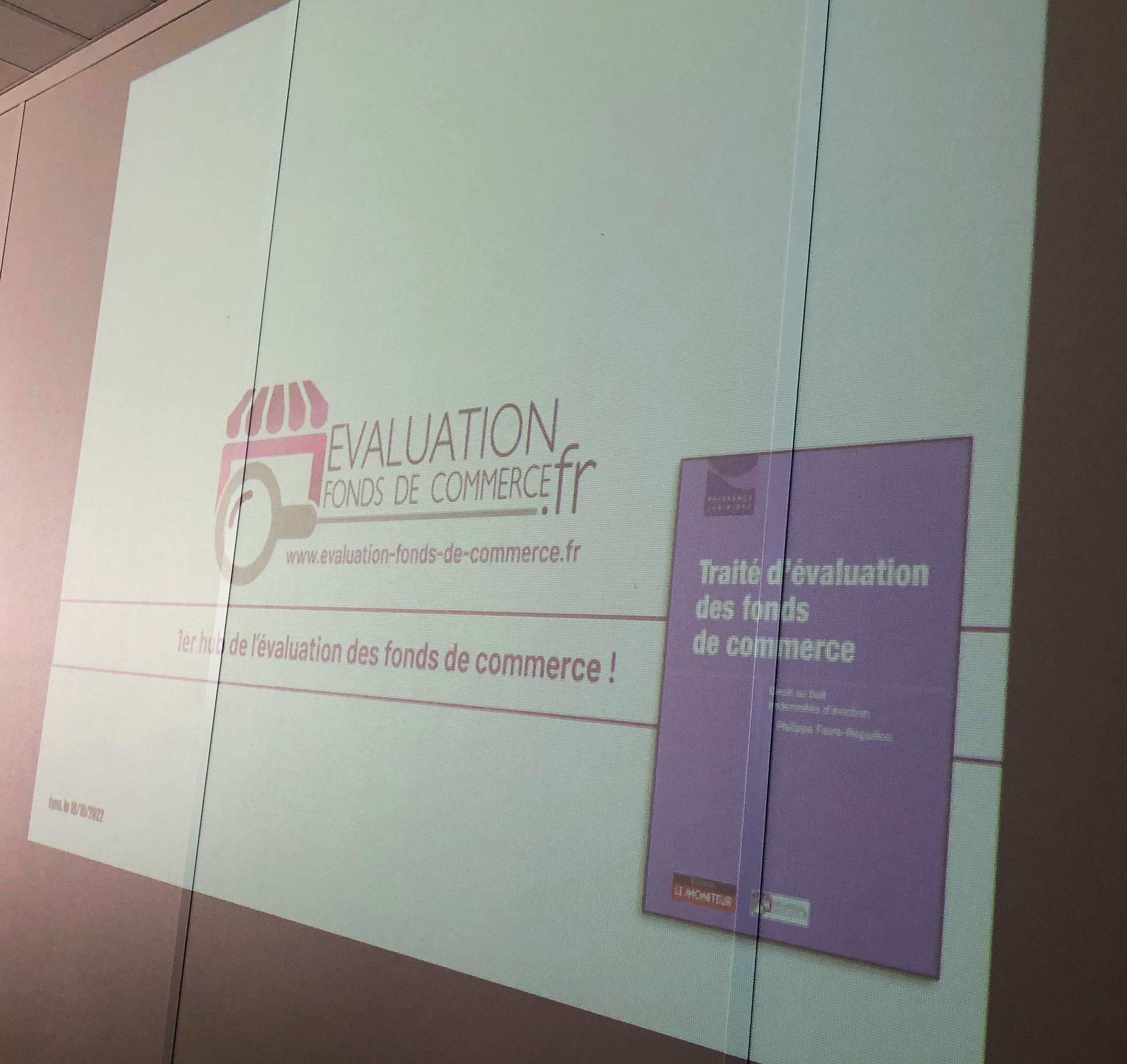 intervention de Philippe Favre-Réguillon auprès du Grand Lyon pour la présentation du site www.evaluation-fonds--de-commerce.fr