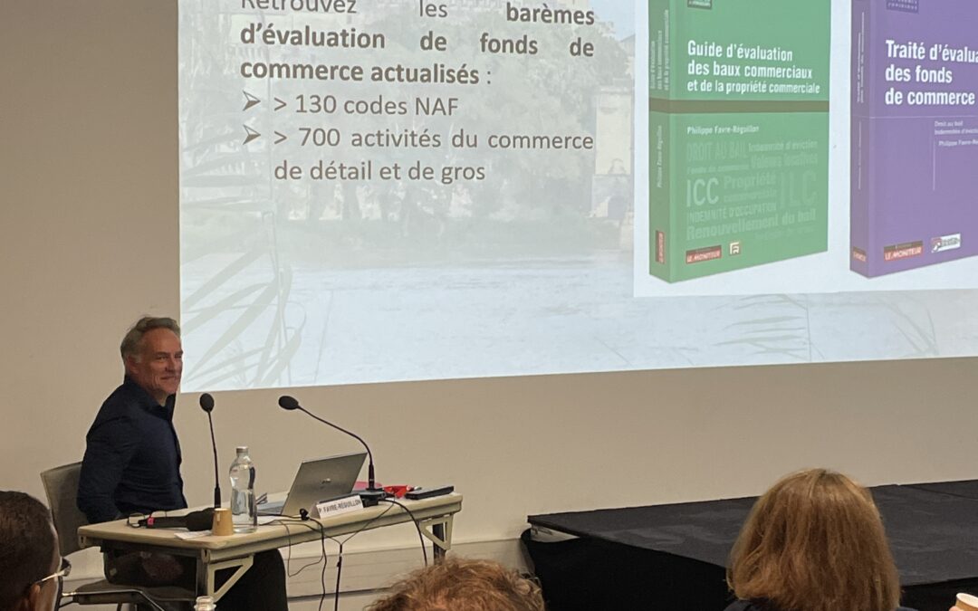 Intervention de l’expert Philippe Favre-Réguillon aux RNEI (Rencontres Nationales de l’Expertise Immobilière), édition 2024.