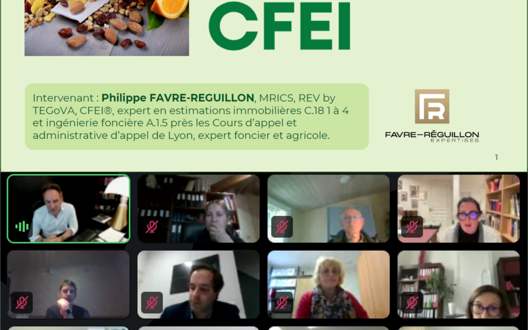 3eme EDITION DES GOUTERS DE L’EVALUATION : LES EFFETS IMPACTANT LA VALEUR LOCATIVE