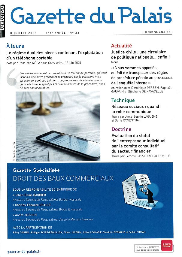 DU BON EMPLOI DES BAREMES D’EVALUATION DES FONDS DE COMMERCE (GAZETTE DU PALAIS) DU BON EMPLOI DES BAREMES D’EVALUATION DES FONDS DE COMMERCE (GAZETTE DU PALAIS)