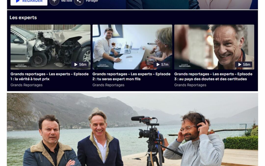 Rediffusion des 3 épisodes de la série ‘LES EXPERTS’, sur TF1+ avec l’expert Philippe Favre-Réguillon