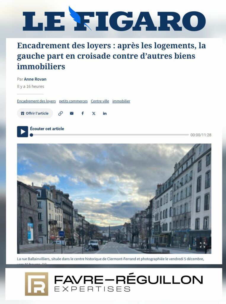INTERVIEW LE FIGARO EXPERT PHILIPPE FAVRE REGUILLON ENCADREMENT DES LOYERS BIS
