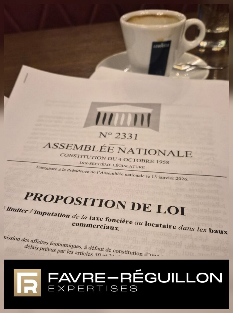 TAXE FONCIERE NOUVELLE PROPOSITION DE LOI 2331 ETUDE CABINET FAVRE REGUILLON EXPERTISE